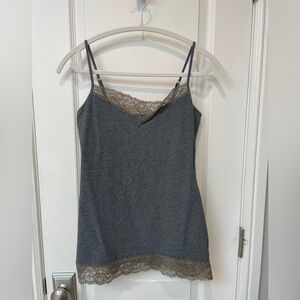 Express Large Grey Fitted Tank